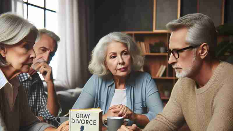 Gray Divorce: Understanding the Two Phases That Lead Older Couples to Split After Years of Marriage, Concept art for illustrative purpose, tags: le due fasi distinte coppie - Monok